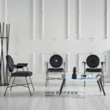 Дизайнерская индивидуальная итальянская простая домашняя железная столовая кресло для переговоров по переговорам по переговорному стулу моделя Комната Кофейня Стул