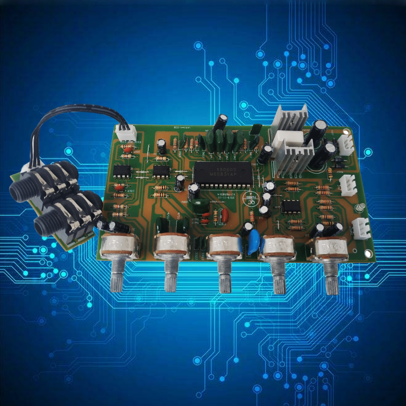 Taiwan imported 65831 chip pre-mixing amplifier karaoke digital mixing reverb