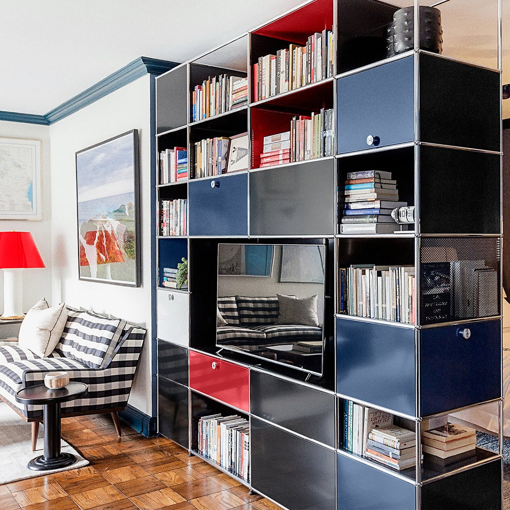 🏠复古与现代碰撞！USM不锈钢餐边柜，极简美学新宠💖-其它柜类-淘宝好物网