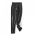 Quần legging 1652 mùa thu đông mới màu đen cộng với quần nhung da Quần nữ chân dài co giãn Quần mỏng quần legging lót lông Quần tây thường