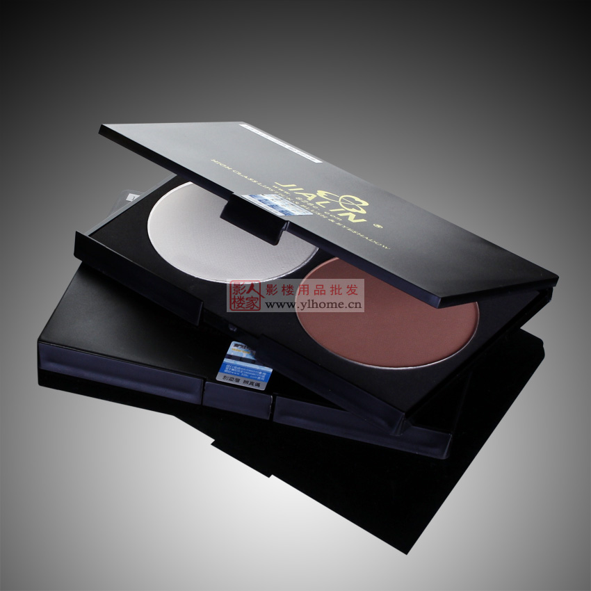 Nijia two-color repair powder blush High gloss nose shadow thin face Jiali makeup Professional photo studio makeup artist silhouette plate