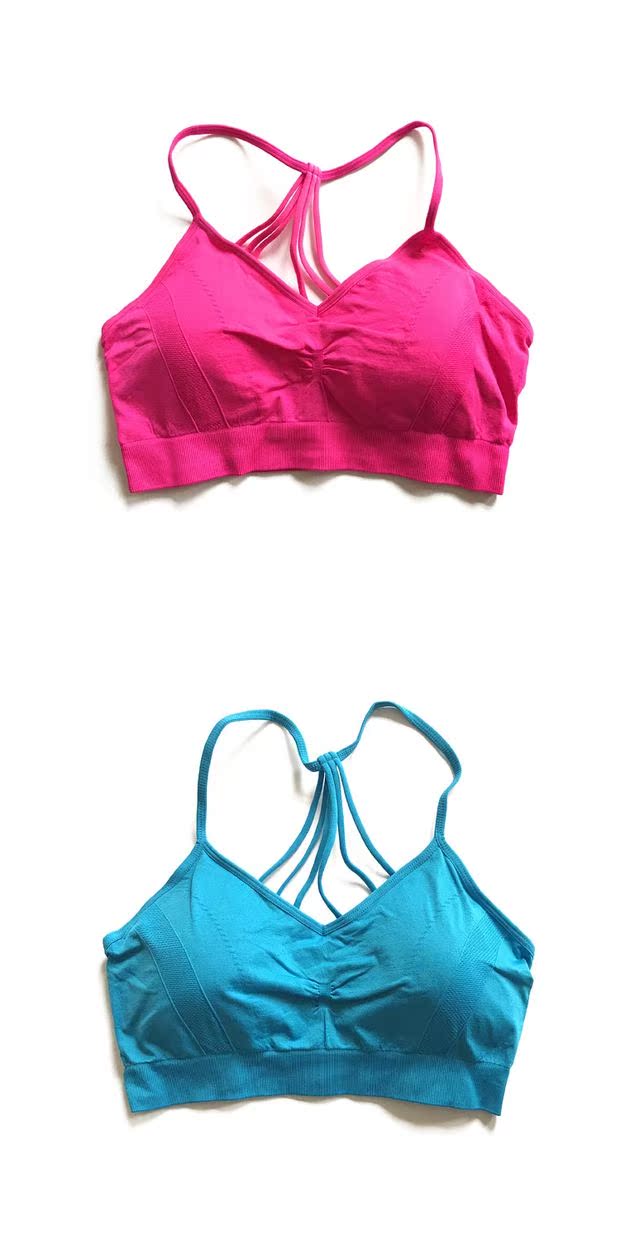 Sports Fitness Yoga Đồ ​​lót co giãn chống lóa Không có vòng thép thoải mái chạm đáy làm đẹp áo ngực Có áo ngực mã lớn áo bra chạy bộ