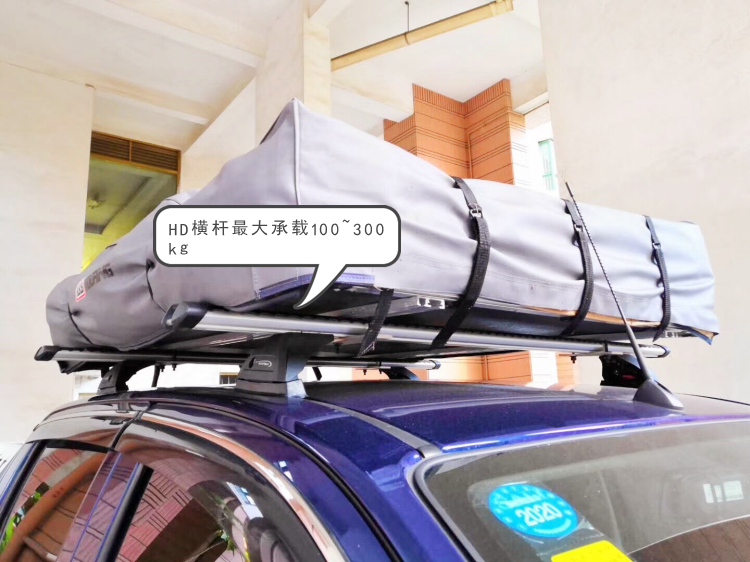 Chính hãng khách mát mẻ Whispbar Yakima HD thanh ngang hạng nặng mô hình đường ray thẳng đứng chuyên dụng giá đỡ lều tải nặng - Roof Rack cốp nóc xe ô tô