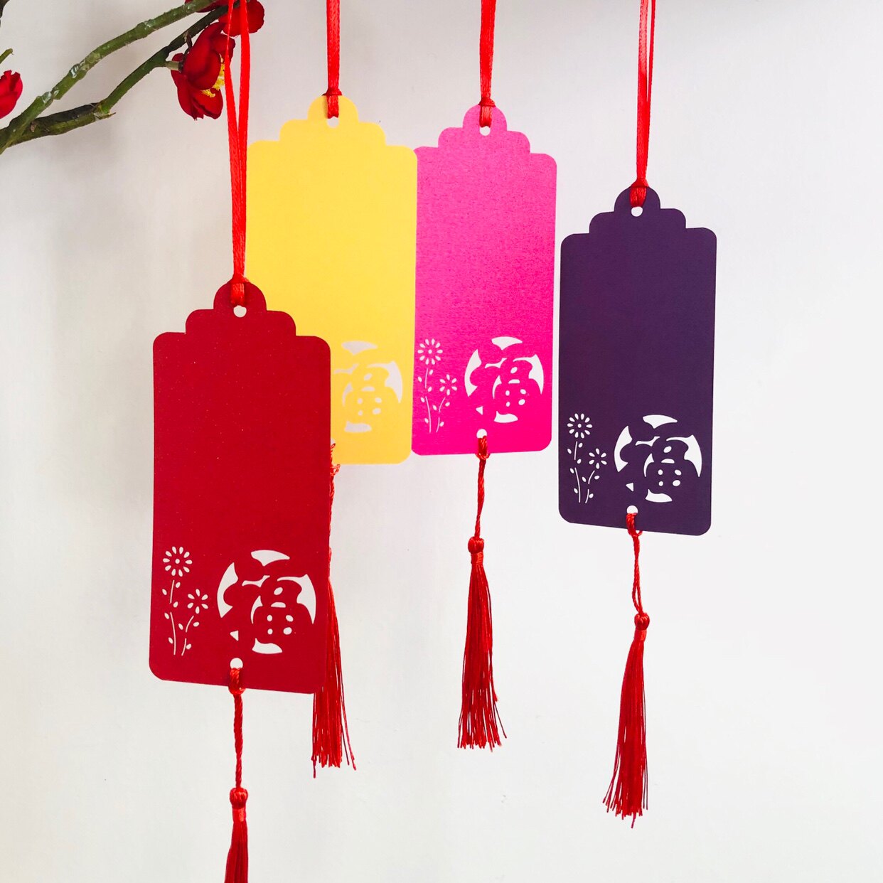 50 sheets of Chinese Wind Hui May Card wish to pray for Fauka holiday activities Decorative Chanka Handwritten Wishing Blessing cards