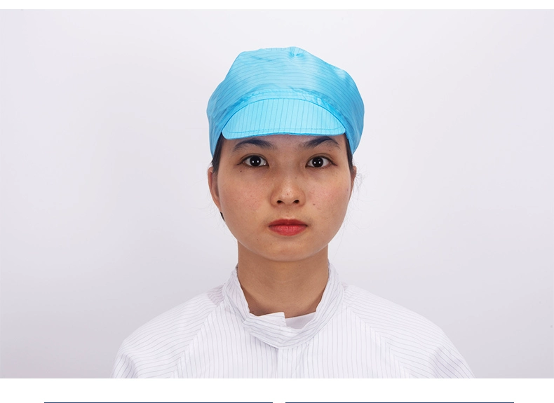 Mũ sơn tĩnh điện mũ xanh trắng chống bụi phòng sạch nam nữ công nhân mũ điện tử nhà máy thực phẩm xưởng làm việc mũ chống nắng mũ tĩnh điện mũ tĩnh điện nam
