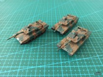 Finished 1:144 Mini Sandbox Model Japan Ground Self-Defense Force 90 Main Battle Tank Full 50