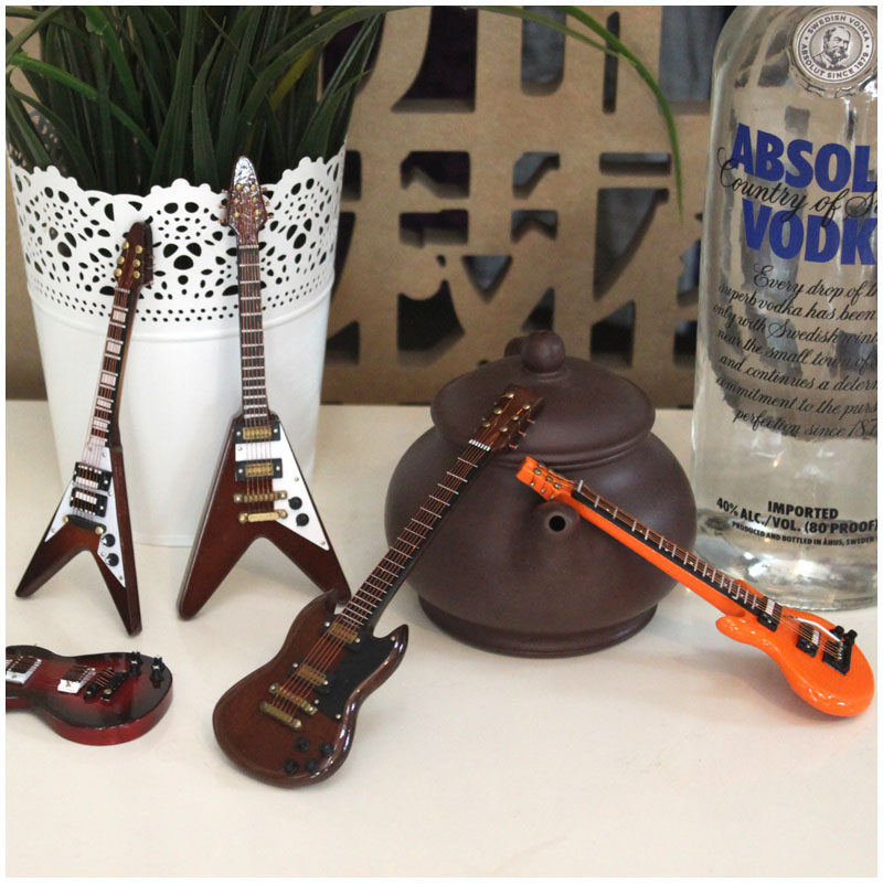 Creative electric guitar model living room study hall entrance bedroom decoration home accessories