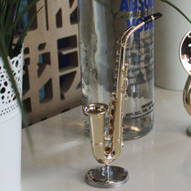 Mini small number swing piece simulation long number model sax ornament Musical Instrument Round Number Sun Number Adornment