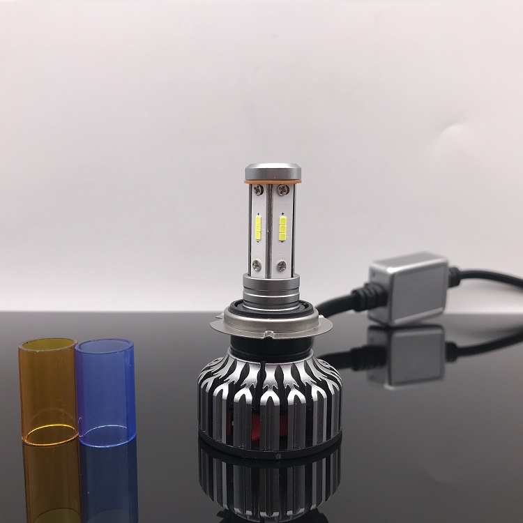 Đèn pha LED xe máy Ninja Kawasaki Yamaha Horizon dành riêng siêu sáng đèn xe đầu máy chuyển đổi chùm cao giá đèn pha xe airblade 2010