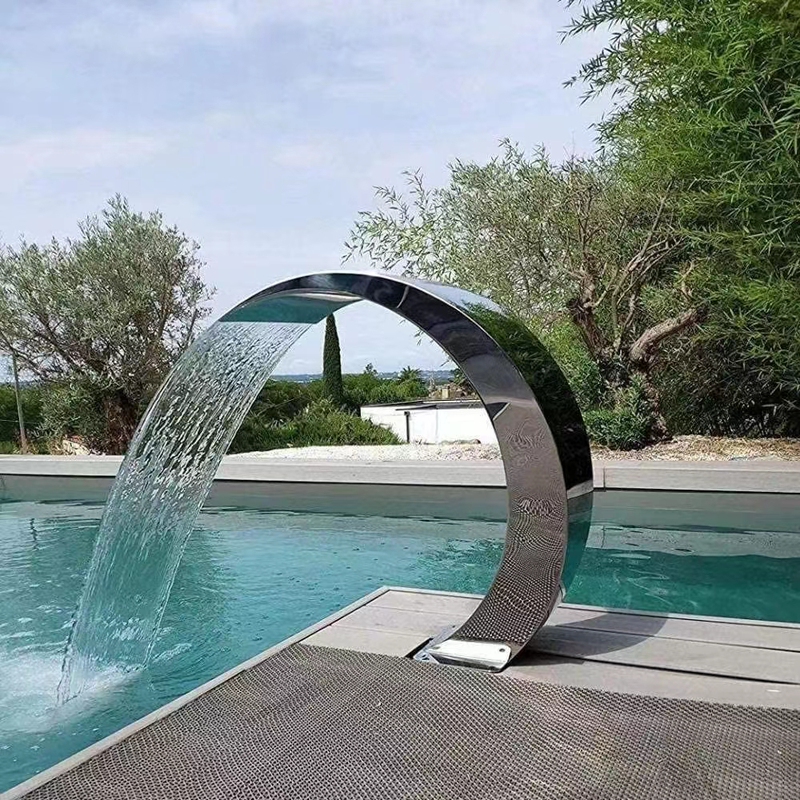 600*300 Arc Jet, Water Waterfall for Swimming Pool Hot Spring Spa Equipment, Spray Curtain, Cross-Border Hot Product 304 # Materials