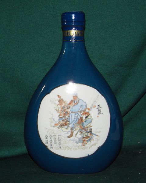 Ceramic wine bottle collection 1400-one-column sky-windowed old wine bottle