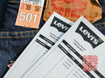 American new bullet-free Levi Levi Levi men 501 classic straight waist jeans 00501-0115