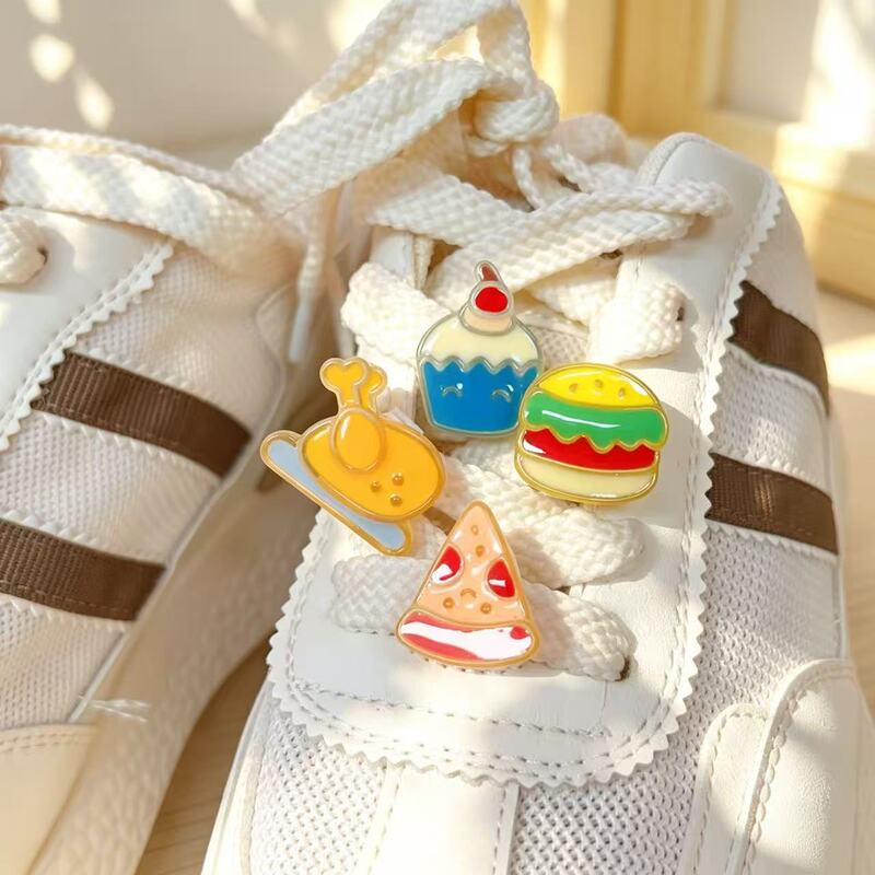 Cartoon Food-Themed Resin Shoe Charms, Detachable Shoelace Buckles, Shoe Decorations for Sneakers and White Shoes DIY Accessories Cartoon Food-Themed Resin Shoe Charms, Detachable Shoelace Buckles, Shoe Decorations for Sneakers and White Shoes DIY Accessories