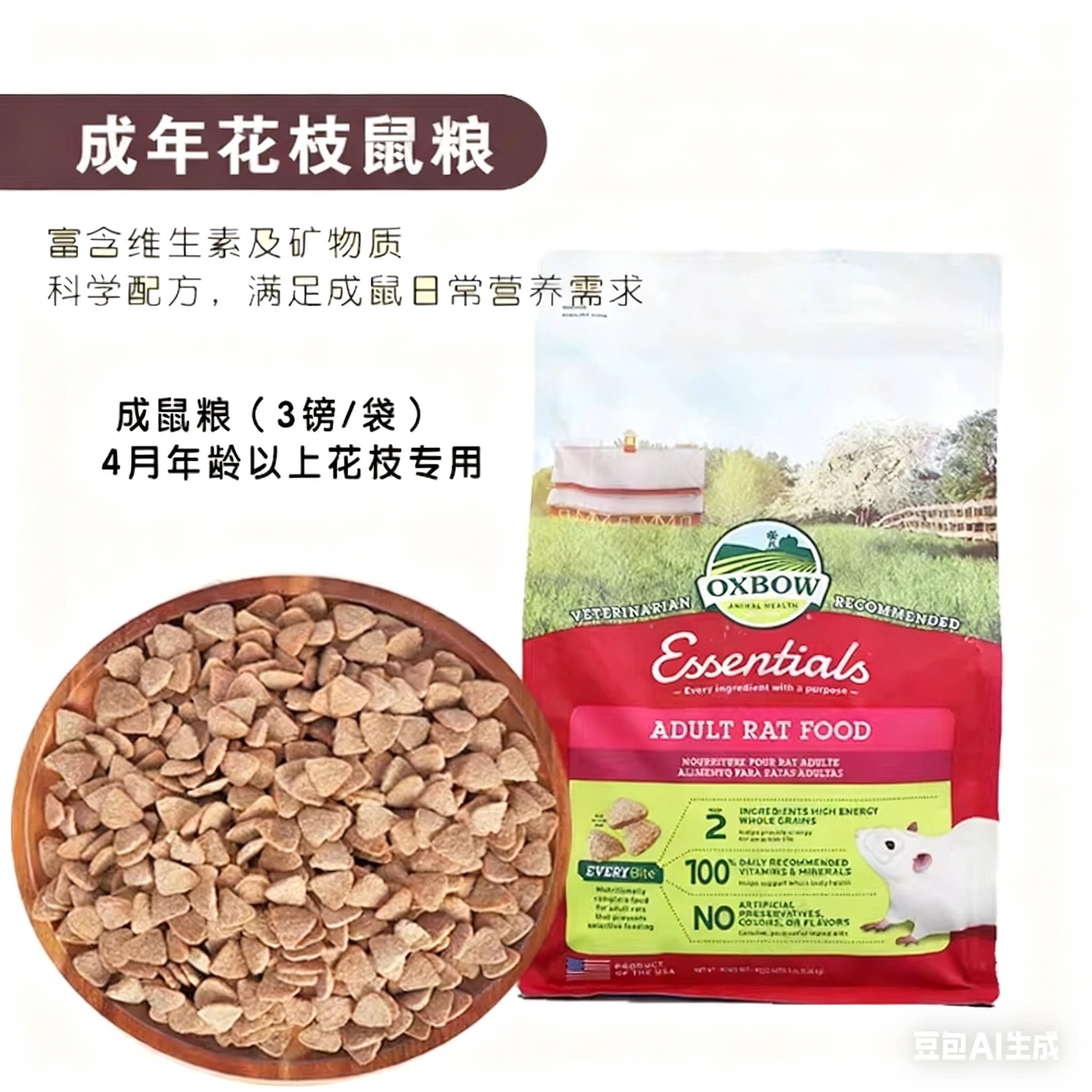 爱宝新款花枝鼠粮,真的适合我家的花枝鼠吗?-鼠粮-淘宝百科网