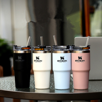STANLEY American Stanley coffee straw cup mens and womens stainless steel large-capacity car travel light insulation cup