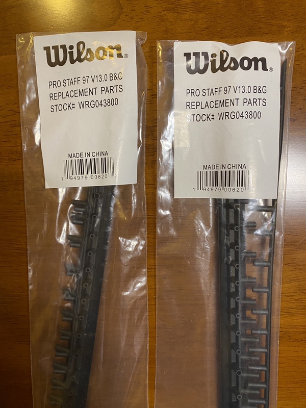 2020 Wilson Prostaff 97L-97-Rf 97 V13 Small Black Racket String Protector Tube
