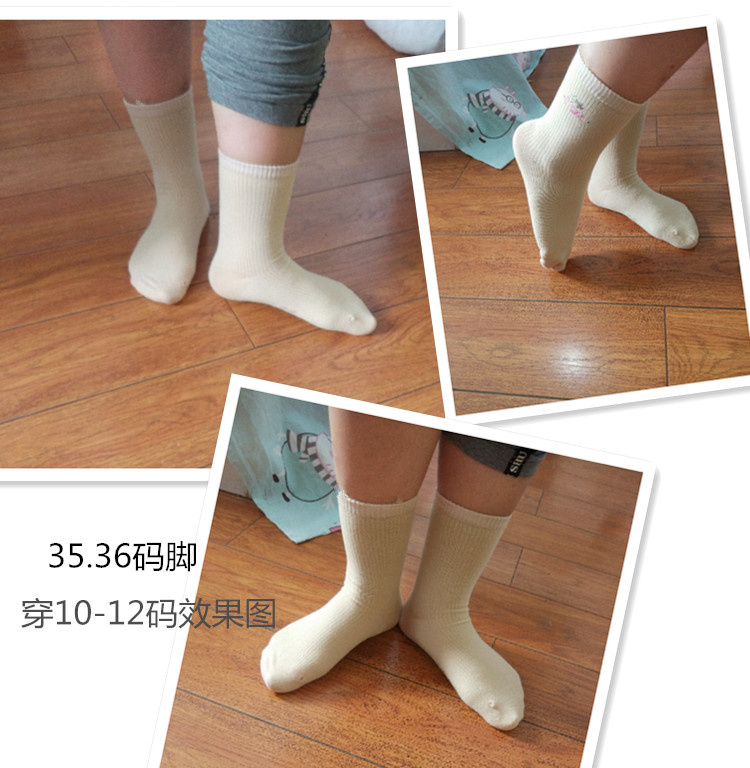 6 đôi vớ trẻ em mùa thu và mùa đông 7-9 bé trai 10-12 vớ cotton ống cao để chơi ô tô mát mẻ vớ thu đông cao cấp 