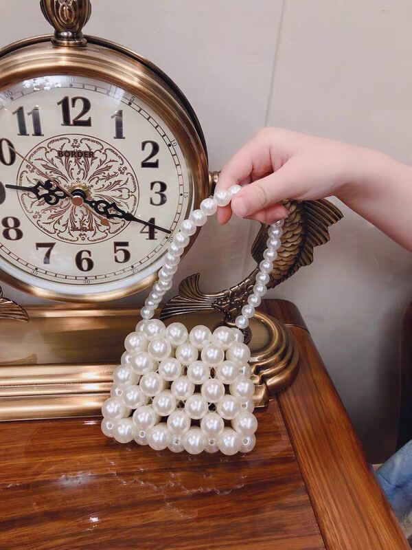 Pearl Bag Finished Product, Socialite Style Pearl Princess Small Crossbody Bag, New Trendy Influencer Crossbody Bag, Super Stylish Bag for Girls, Trendy Bag