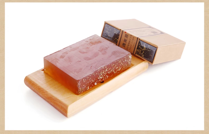 Gặp gỡ Meiyuan Chamomile Essential Oil Handmade Soap 100g Làm dịu da giữ ẩm Làm sạch da Cân bằng Kiểm soát Xà phòng Tinh dầu - Tinh dầu điều trị