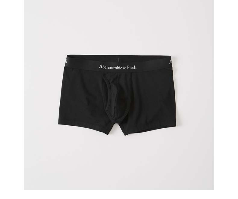 Trendy American Af Letter Solid Color Underwear New Style Deer Boxer Briefs Spring and Summer