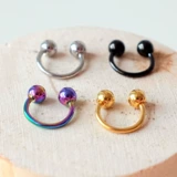 Серьги из нержавеющей стали, простой и элегантный дизайн