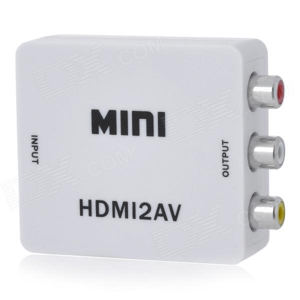 HDMI swivel AV conversion line adapter HDMI toav HDMI to transfer RCA Lotus Head