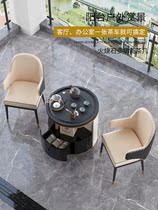 Light luxury tea table mobile tea table balcony small tea table modern tea table mobile tea car small apartment balcony tea table and chair