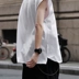 Mùa hè hip-hop chia nhỏ thể thao áo thun không tay cotton áo thun nam thủy triều thương hiệu cá tính xu hướng vest thể dục - Áo vest cotton áo ba lổ Áo vest cotton