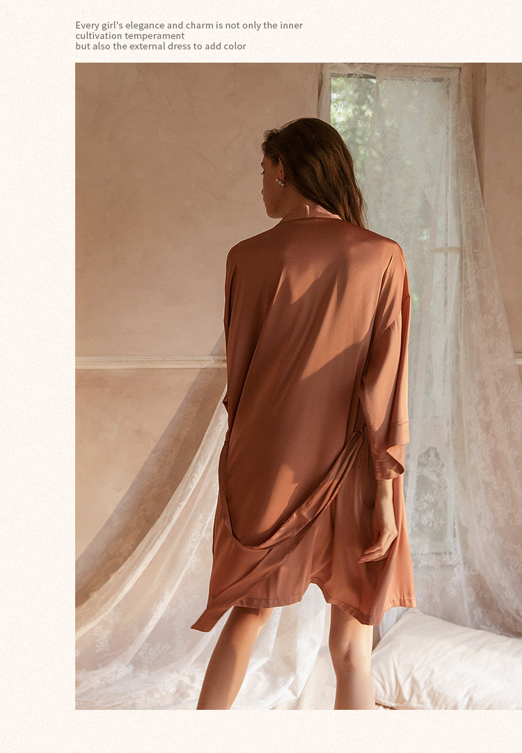 今夕何夕性感睡衣女两件套春秋季吊带睡裙2022年新款真丝套装纯欲详情64