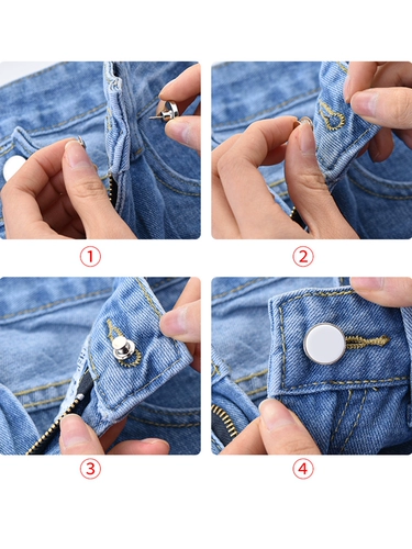 Джинсовые джинсы, металлические съёмные штаны подходит для мужчин и женщин