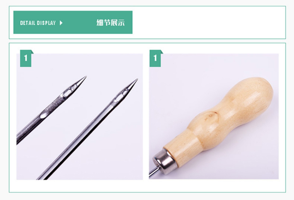 dùi gỗ một ngàn lỗ tròn thông qua các lỗ khoan móc dùi giày giày da Tự làm thủ công bevel công cụ hình nón - Công cụ & vật liệu may DIY thước đo laser mini