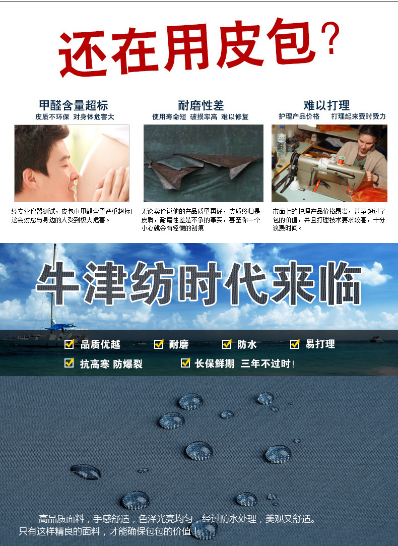 Túi xách nam kiểu Hàn Quốc Túi đeo vai bình thường balo da