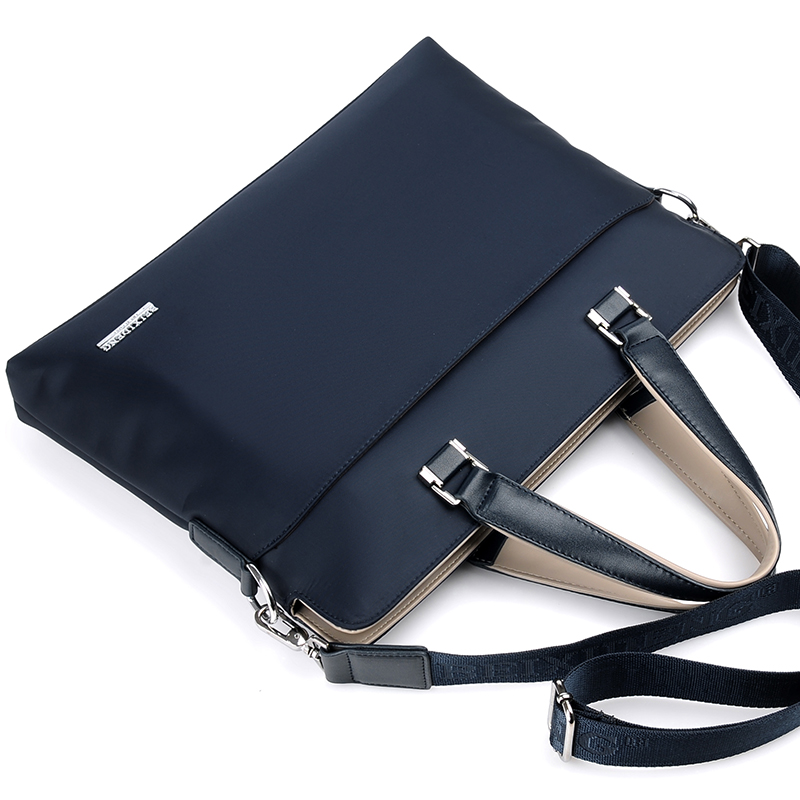 Men's Messenger Bag Waterproof Oxford Cloth Bag Nylon Canvas Bag Handbag Horizontal Trendy Casual Shoulder Messenger Bag