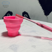 Japan marna office portable wash-wash toothbrushing suit (toothbrush water glass) on a business trip available
