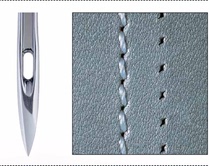 Germany SCHMETZ blue lion brand 134-35VR diamond right oblique cut leather needle industrial sewing machine needle