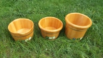 Thickened Oak foot tub home health care foot basin wooden foot bucket solid wood wash foot bucket