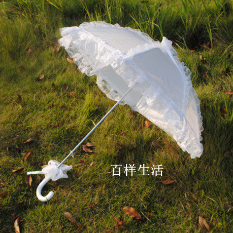 Lace Princess Umbrella Parasol Umbrella Flower Side Umbrella Photography Props Children Umbrella Adult Umbrella Sunny and Dual-use Roletta Women