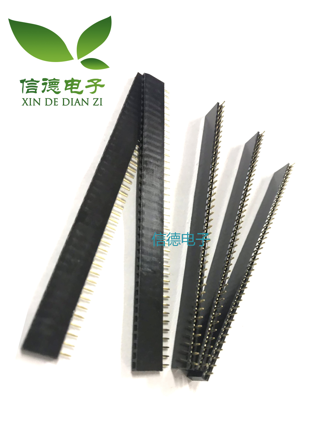 2 54mm pitch single row seat single row pin female seat small black clip female seat socket 1*40P 40Pin a