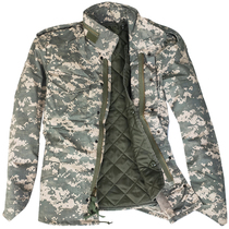  American ACU camouflage M65 windbreaker mens tactical army coat jacket army fan thick outdoor windproof jacket winter season