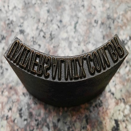 Custom high-quality mold steel curved word die punching steel stamp LOGO stamping non-standard graphic text code hardware letters