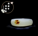Ювелирное украшение, полированный камень из нефрита, чай Тегуаньинь, подвеска