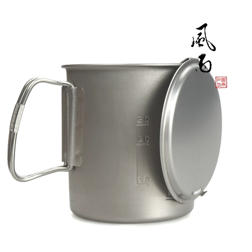 Японский родной снежный пик Xuefeng 700 мл мини-титановый пот для пикника Отдельный пикер SCS-005T