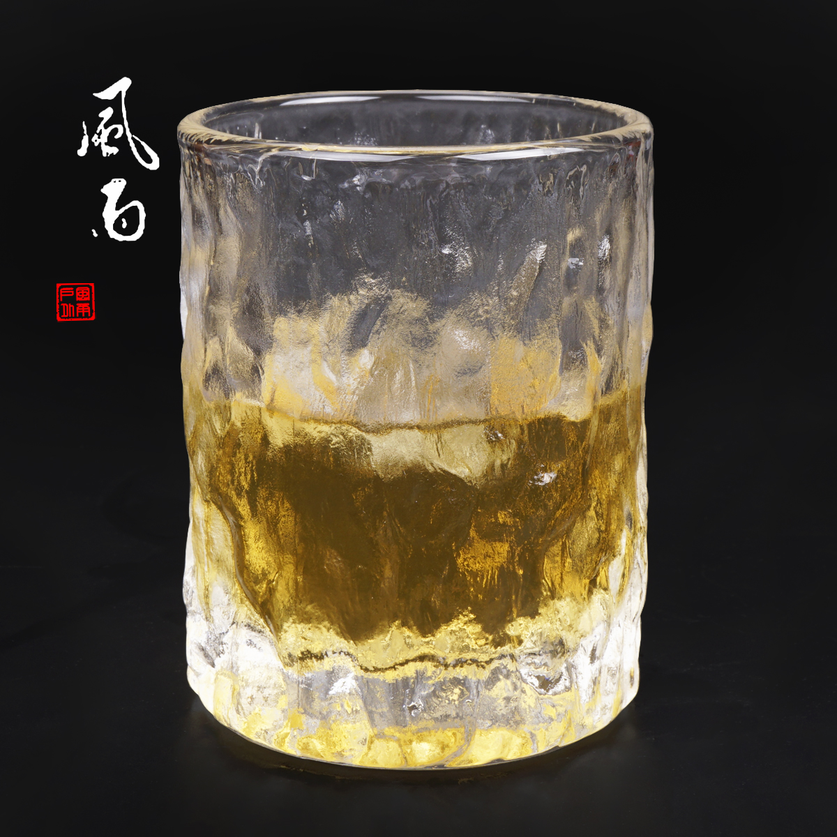Japan native ADERIA zin light tinnitus first snow glass goblet whisky glass of wine glass F-49640