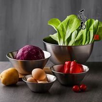 Japanese native Liu Zongali stainless steel pot egg Pot Pot Pot Pot home Bowl kitchen large small mixed vegetable basin