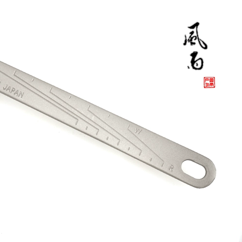 Японский родной снежный пик Xuefeng Titanium Sport Outdoor Wildfill Titanium Fork Spoon Spoon Dableware SCT-125