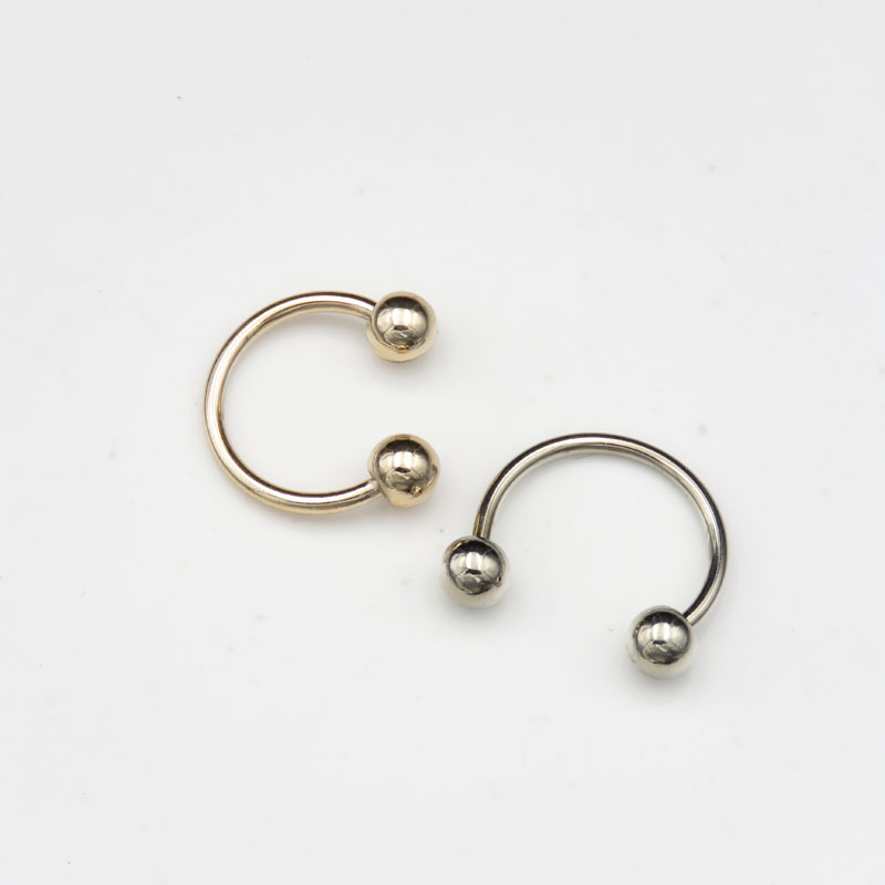 Áo len cổ lọ phù hợp với áo sơ mi Cufflinks Khóa xoắn ốc Hàn Quốc Đầu đôi có thể tháo rời Word Trâm cổ Pin cài áo vest