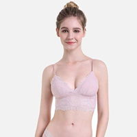 6IXTY8IGHT thoải mái không có vòng thép 68 đồ lót ngọt ngào ren mỏng phần pad cô gái BR03874 áo ngực không gọng