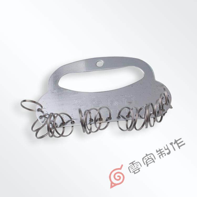 Portable key ring electroplating key ring key card key button hotel with room key string 18 bits