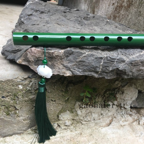 Nhạc cụ, sáo trúc đắng, sáo xanh cổ đại, mặt dây chuyền ngọc bích trắng, sáo GF mới bắt đầu, thổi sáo - Nhạc cụ dân tộc sáo trúc mão mèo