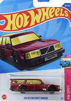 232 Volvo 240 Drifting Station Wagon Wine Red 22n